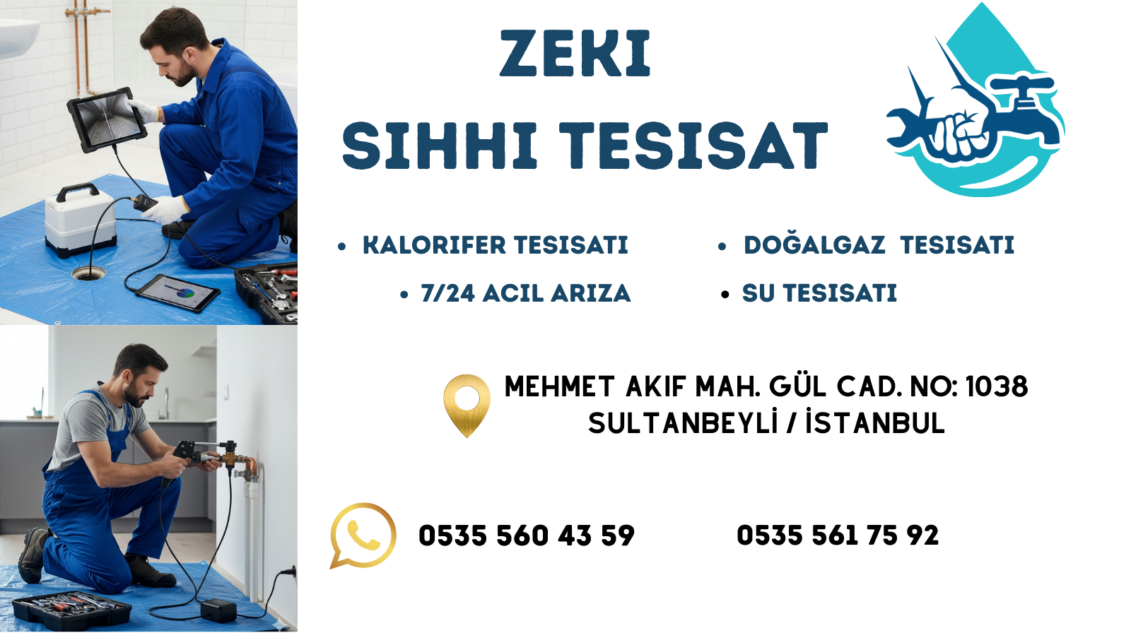 sultanbeyli su tesisatçısı